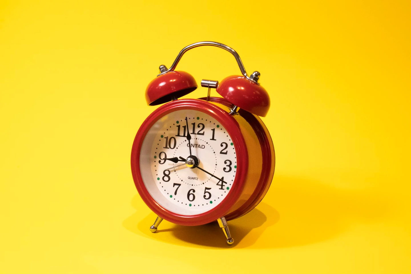 Red alarm clock